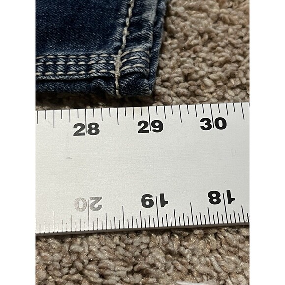 BKE Jeans Mens 32x29 Blue Denim Alec Straight Mid Rise Stretch Buckle - EUC - Picture 9 of 11